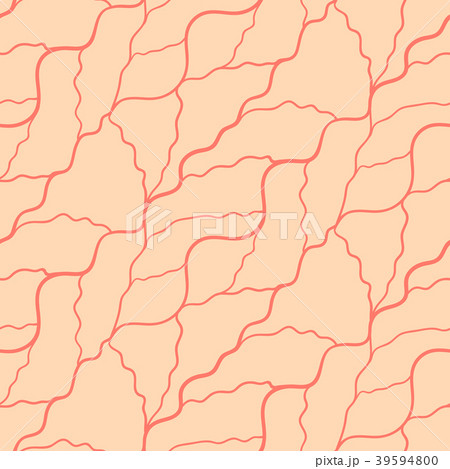Abstract red wavy lines on yellow pattern Abstract red wavy lines on yellow pattern 39594800