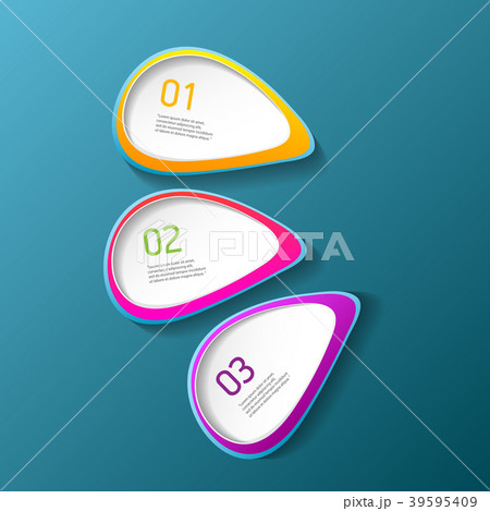 vector color modern progress paper banners set vector color modern progress paper banners set 39595409