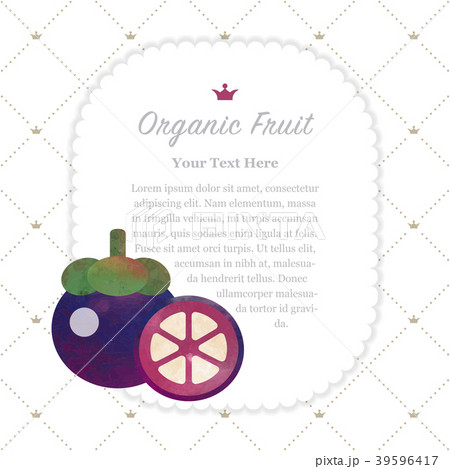Watercolor nature organic fruit memo frame Watercolor nature organic fruit memo frame 39596417