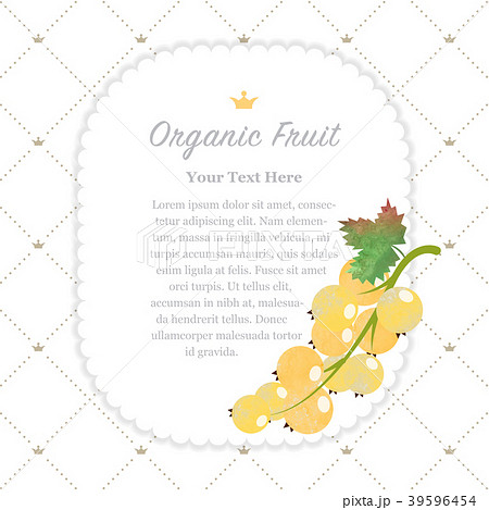 Watercolor nature organic fruit memo frame Watercolor nature organic fruit memo frame 39596454