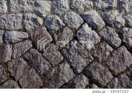 Ancient stone wall in Kyoto, Japan Ancient stone wall in Kyoto, Japan 39597287