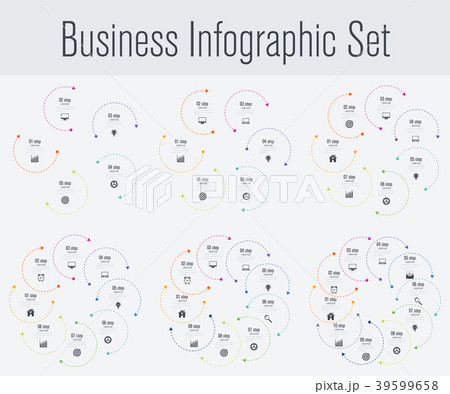 Set with infographics Set with infographics 39599658
