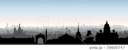 St. Petersburg city skyline, Russia. Travel back 39600747