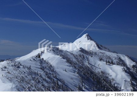 残雪期の上州武尊山の剣ヶ峰山（ 2018年3月3日 ） 39602199