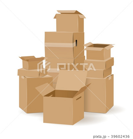Stack of post paper box set 39602436
