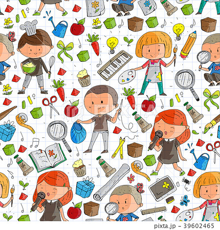 Children. School and kindergarten. Creativity and 39602465