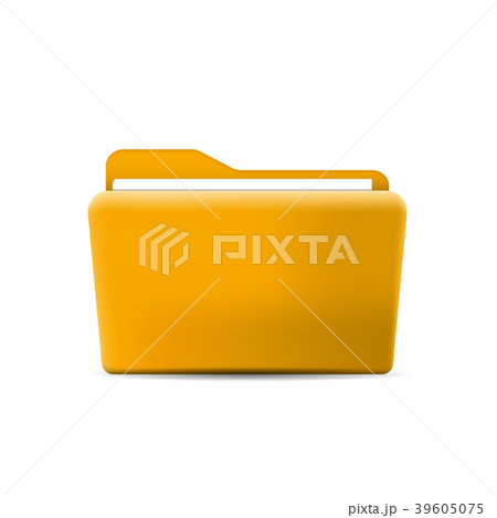 Folder icon. Flat design graphic illustration. 39605075