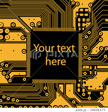 High tech electronic circuit board vector High tech electronic circuit board vector 39606375