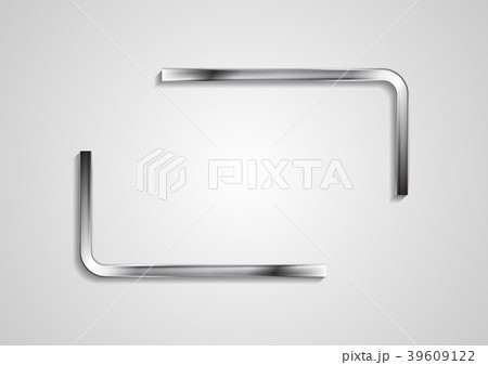 Quote blank speech bubble abstract metal design 39609122