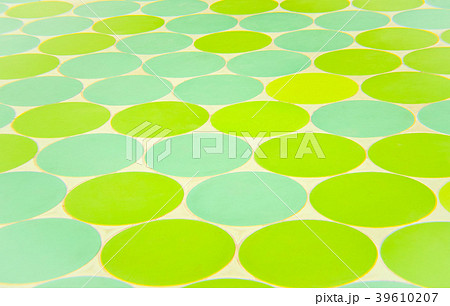 Striped green circle background Striped green circle background 39610207