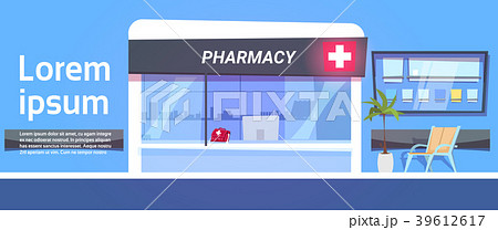Pharmacy Store In Modern Hospital Drugstore Shop 39612617