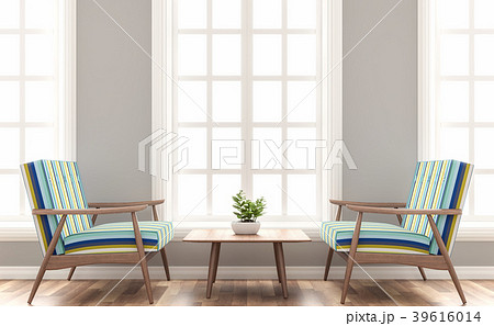 Scandinavian house living room 3d render 39616014