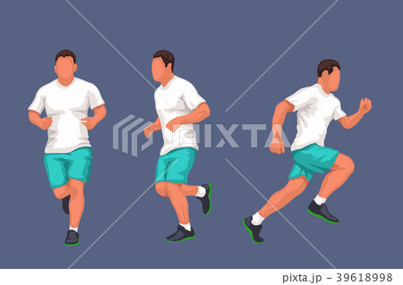 running man in set running man in set 39618998