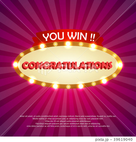 Abstract of presentation board for congratulations 39619040