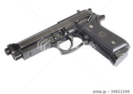 Beretta M9 gun isolated on white background Beretta M9 gun isolated on white background 39622306