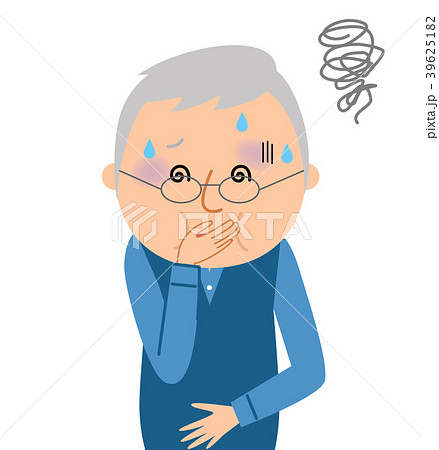シニア男性　吐気 39625182