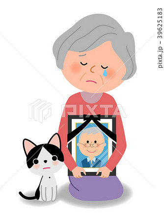 シニア女性　パートナーロス 39625183