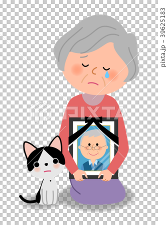 シニア女性　パートナーロス 39625183