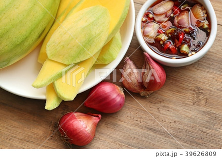 Mango and sweet fish sauce Mango and sweet fish sauce 39626809