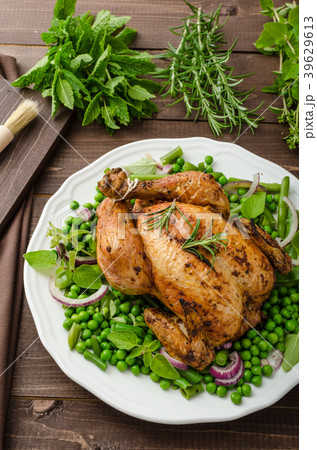 Grilled organic bio chicken 39629613