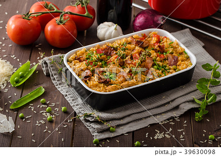 Cajun chicken with rice Cajun chicken with rice 39630098