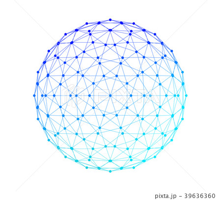 Sphere with network connection lines Sphere with network connection lines 39636360