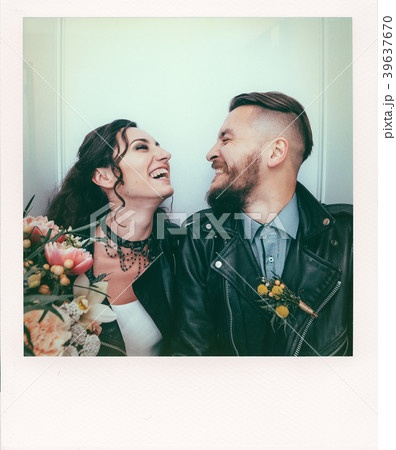 Wedding in the style of rock. Rocker or biker Wedding in the style of rock. Rocker or biker 39637670