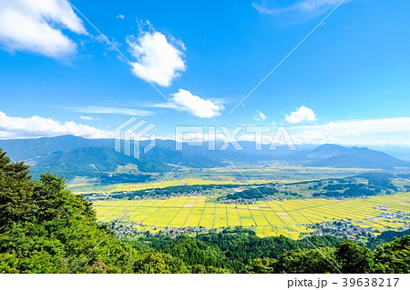 秋の農村風景（９月） 39638217