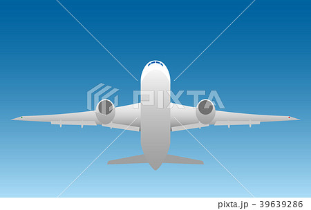 飛行機　正面 39639286