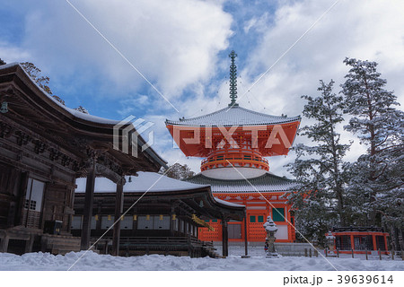 冬の高野山 冬の高野山 39639614