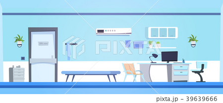 Empty Hospital Staff Room Background Clinic 39639666