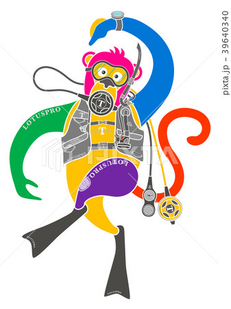 猿がダイビング 39640340