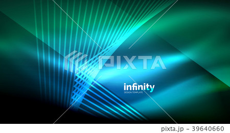 Shiny straight lines on dark background, techno 39640660