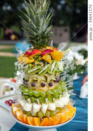 Assortment of exotic fruits. 39641570