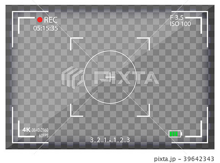 Creative Vector Illustration Of Camera Viewfinderのイラスト素材 39642343 Pixta