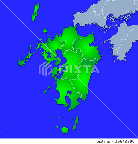 九州地図 39643890