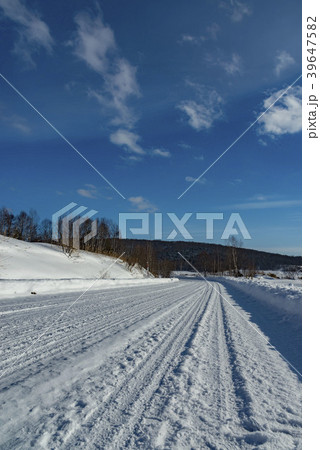 雪道 雪道 39647582
