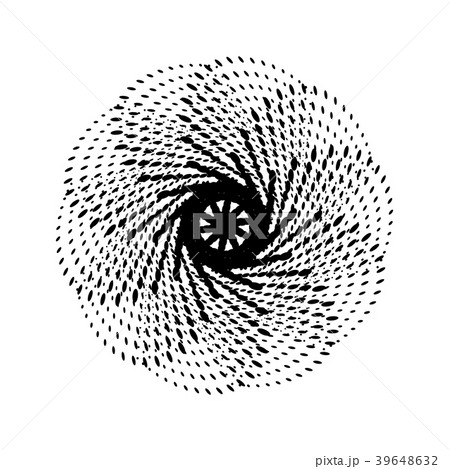 Black Abstract Fractal Shape Black Abstract Fractal Shape 39648632