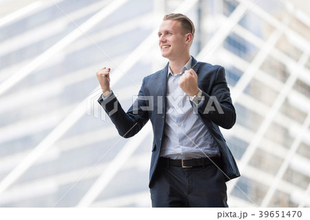 Confident and Active Businesspersons. 39651470