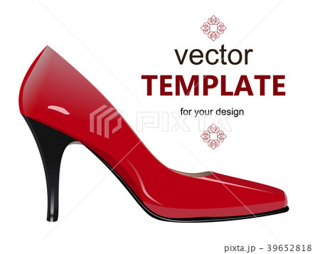 Shoes with stiletto heel isolated on white 39652818