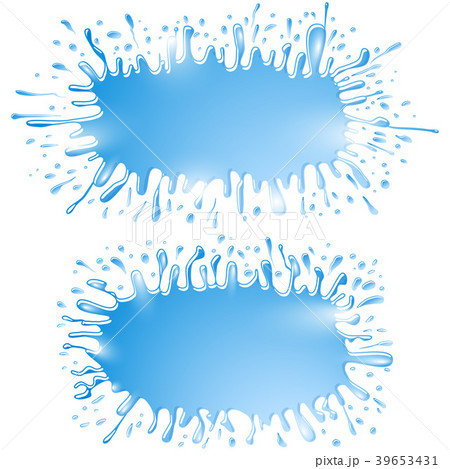 Backgrounds from water, splashes, streams, drops and blots; Set C; Vector illustration; Eps10; No Mesh Backgrounds from water, splashes, streams, drops and blots; Set C; Vector illustration; Eps10; No Mesh 39653431