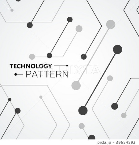 Molecular structure pattern background. Vector 39654592