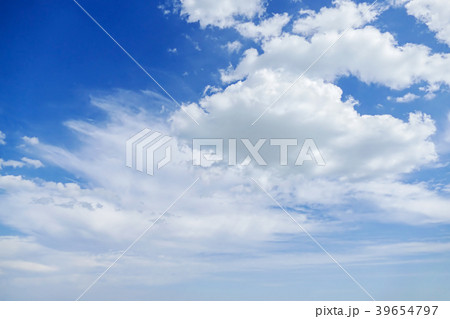 Light clouds against the blue sky. Light clouds against the blue sky. 39654797