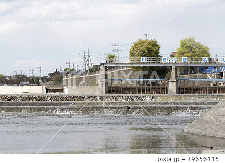 玉川上水の取水口である羽村取水堰(東京都羽村市) 玉川上水の取水口である羽村取水堰(東京都羽村市) 39656115