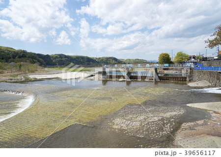 玉川上水の取水口である羽村取水堰(東京都羽村市) 玉川上水の取水口である羽村取水堰(東京都羽村市) 39656117