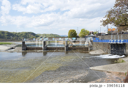 玉川上水の取水口である羽村取水堰(東京都羽村市) 玉川上水の取水口である羽村取水堰(東京都羽村市) 39656118
