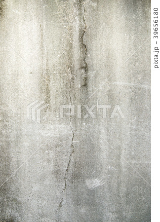 テクスチャー ひび割れ　コンクリート　壁　吹き付け　まだら　模様　白　灰色　シミ　ヒビ　クラック 39656180