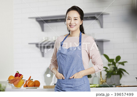 エプロン 女性 女 39657499