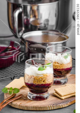 Cheesecake in glass Cheesecake in glass 39659130