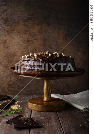 Chocolate cake three layers 39661634